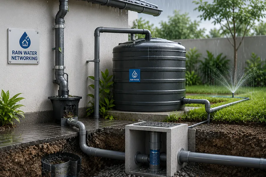 Rain Water Networking