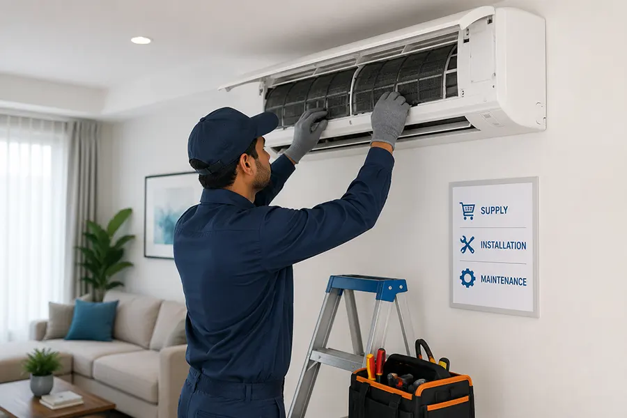 Supply, Installation and Maintenance of AC Systems